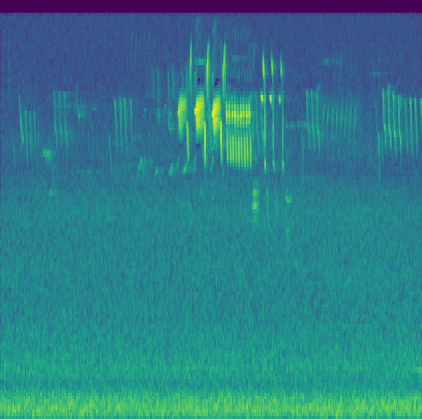 Melospiza melodia mel-spectrogram sample